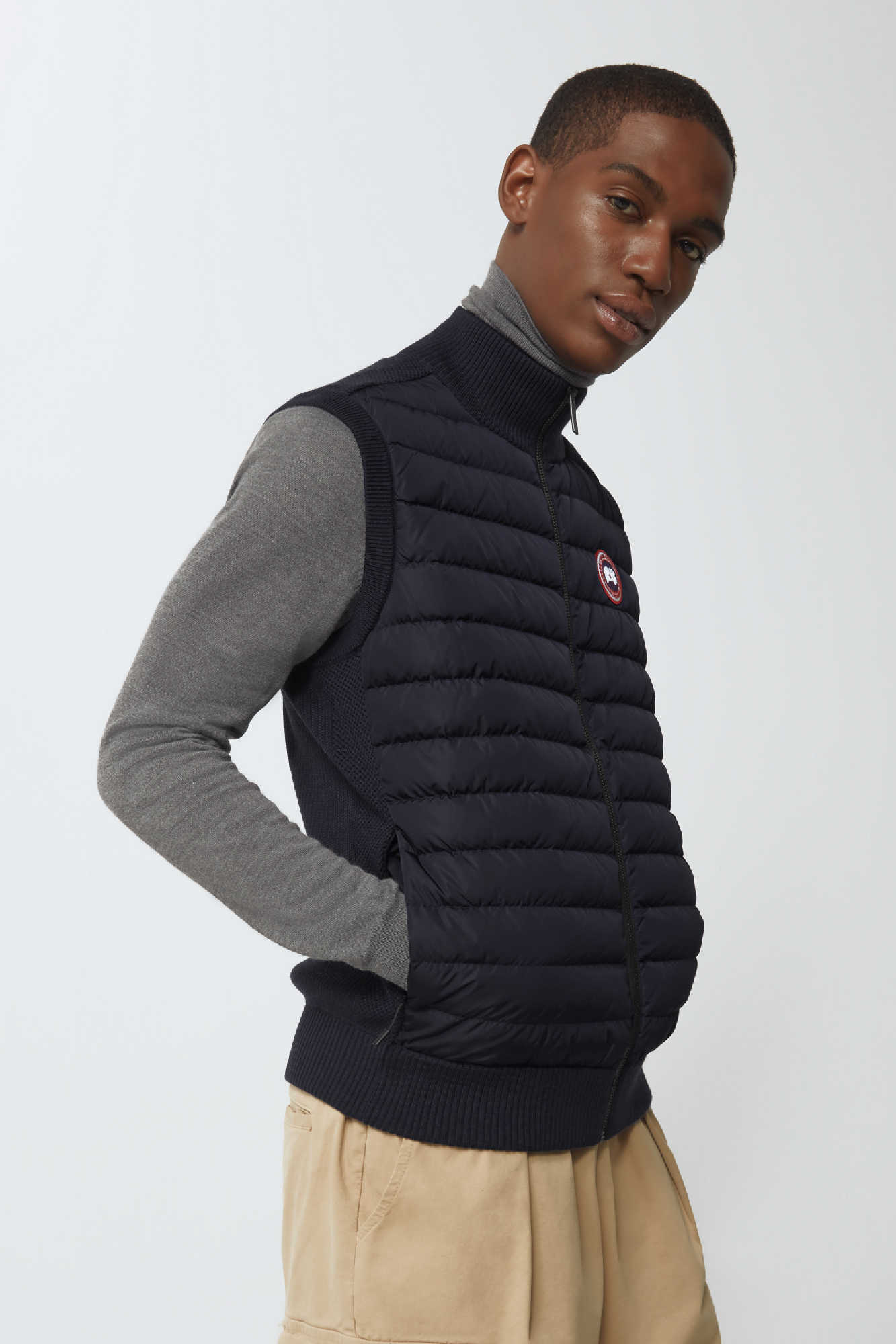 Hybridge Knit Vest L 67 6829M