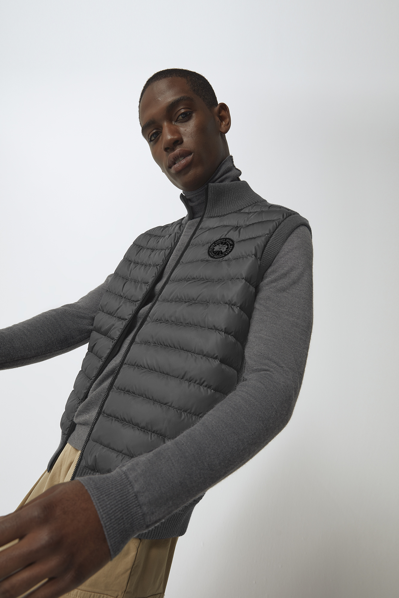 Hybridge Knit Vest - BD L 699 6829MB