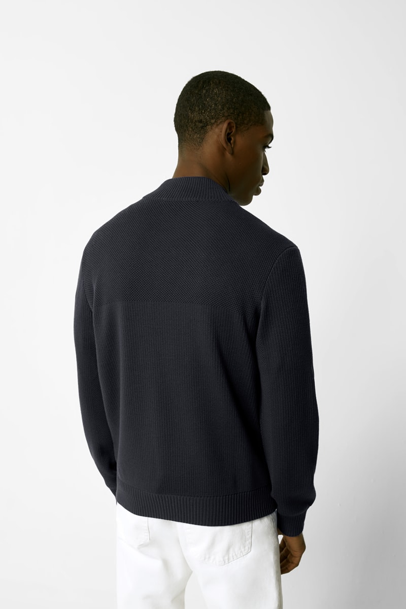 Hybridge Knit Jacket L 67 6830M