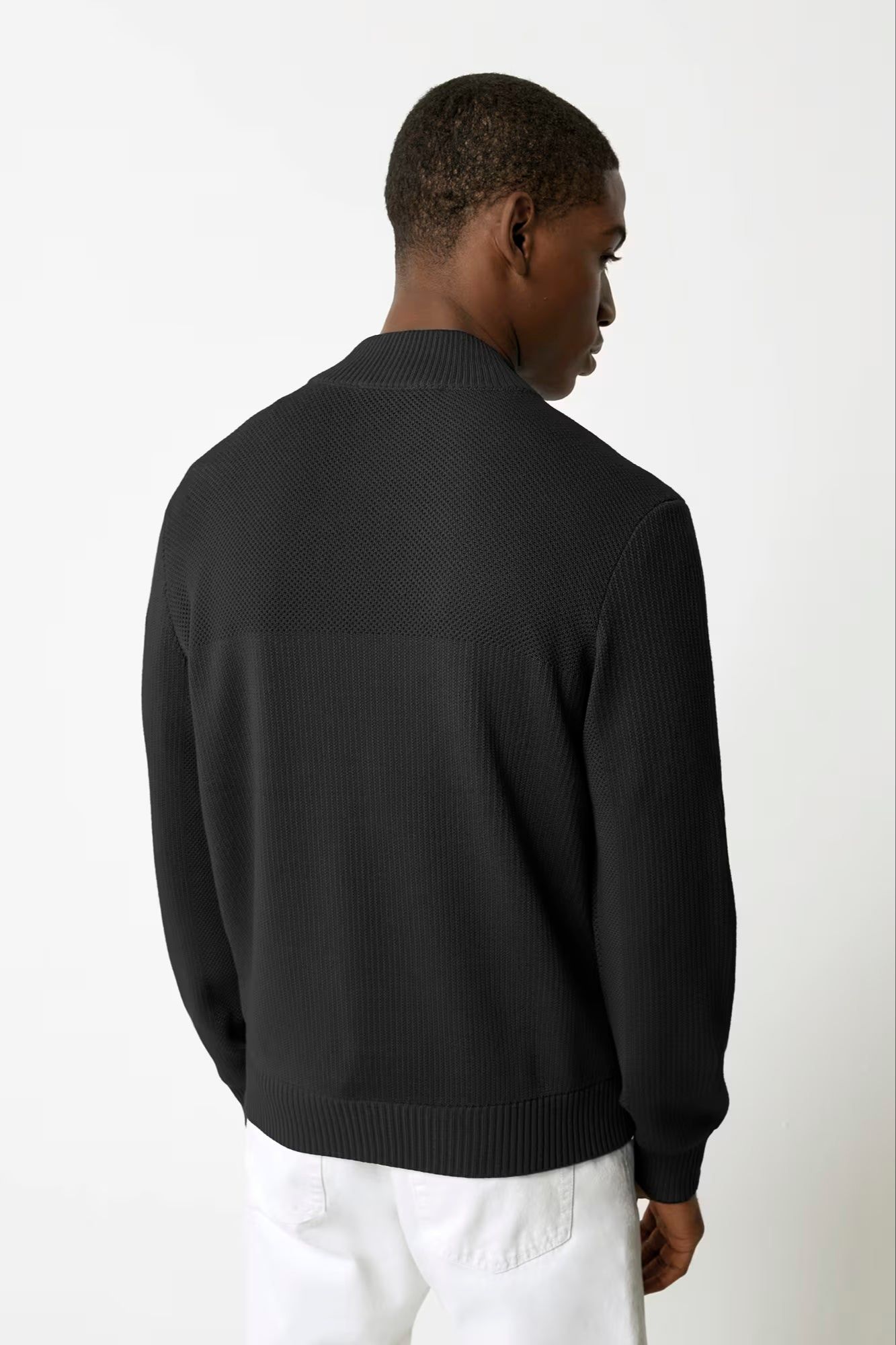 Hybridge Knit Jacket - BD, Black