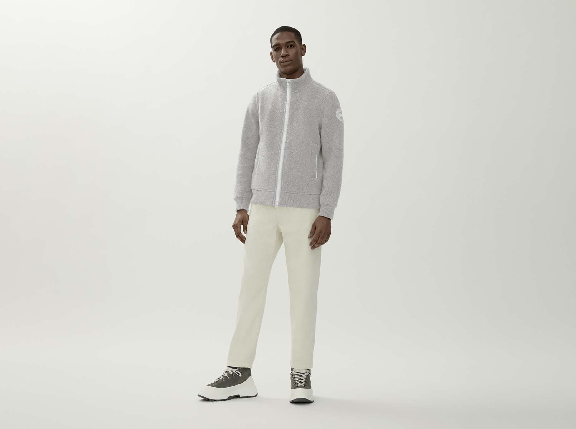 Lawson Fleece Jacket - Humanature, Greige