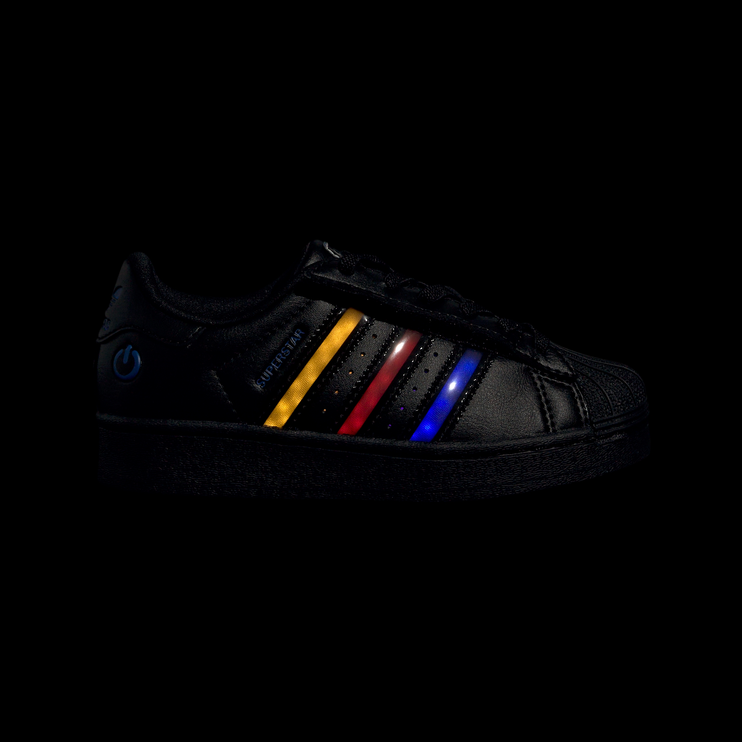 SUPERSTAR LED LIGHT CBLACK/CBLACK/PREVIO