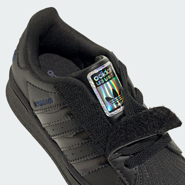 SUPERSTAR LED LIGHT CBLACK/CBLACK/PREVIO