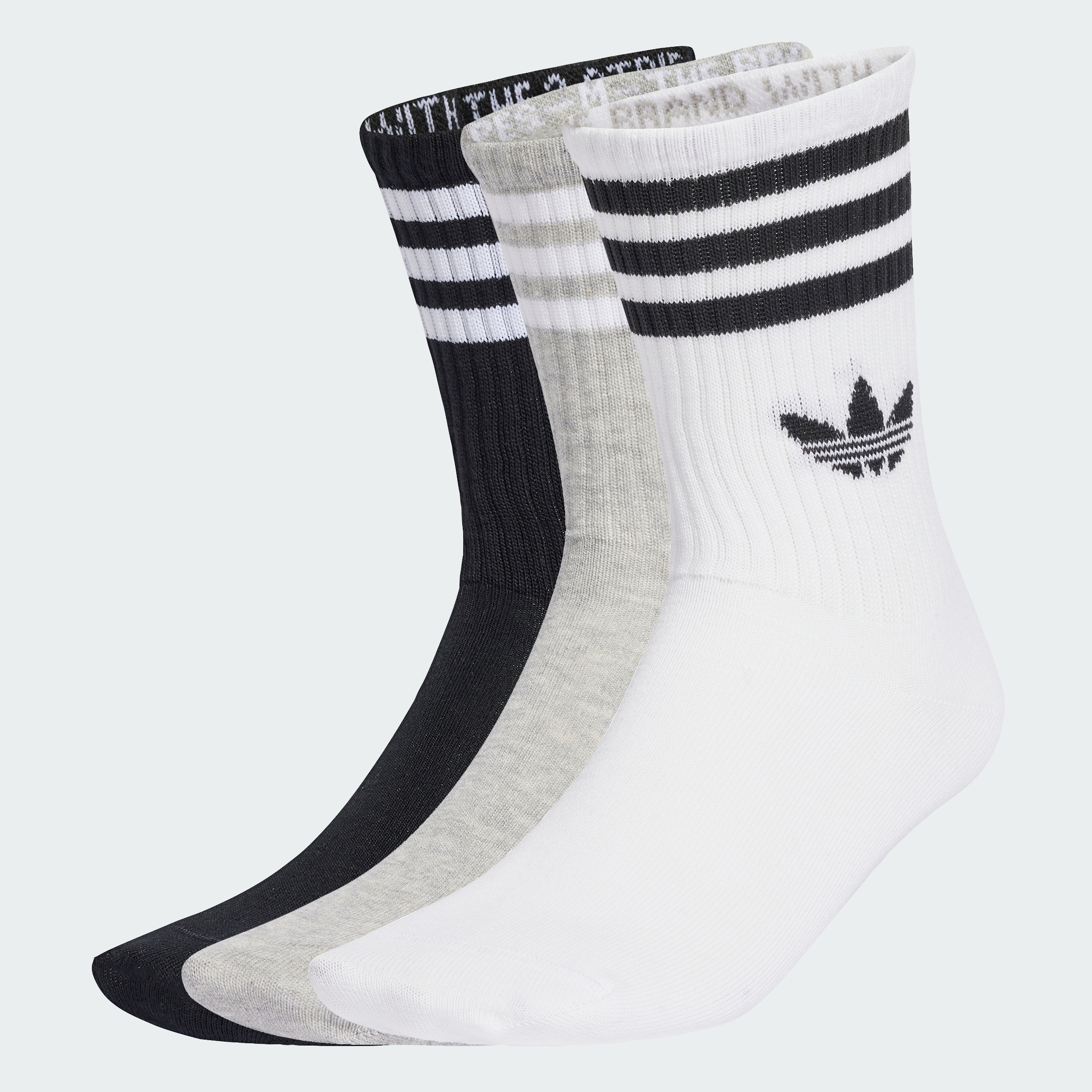 3S CREW S 3P WHITE/MGREYH/BLACK