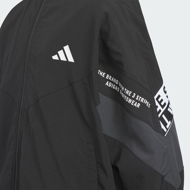 K WORD WOV JKT BLACK