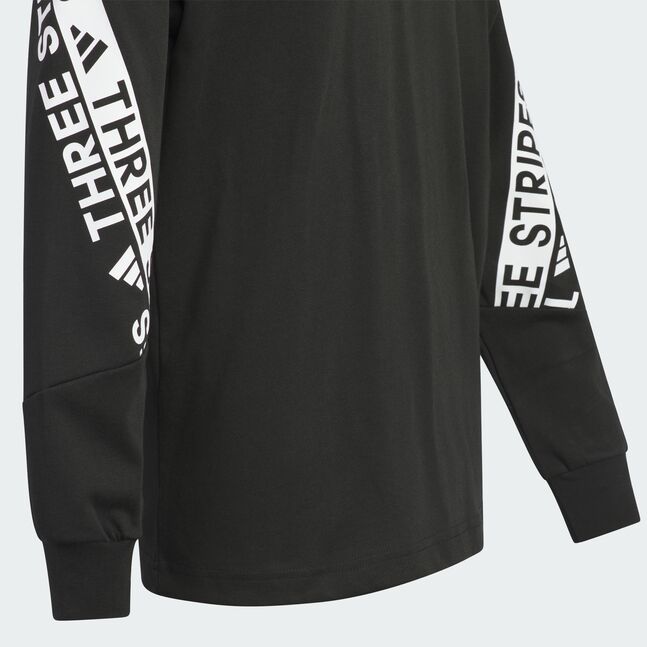 K WORD TEE L/S BLACK