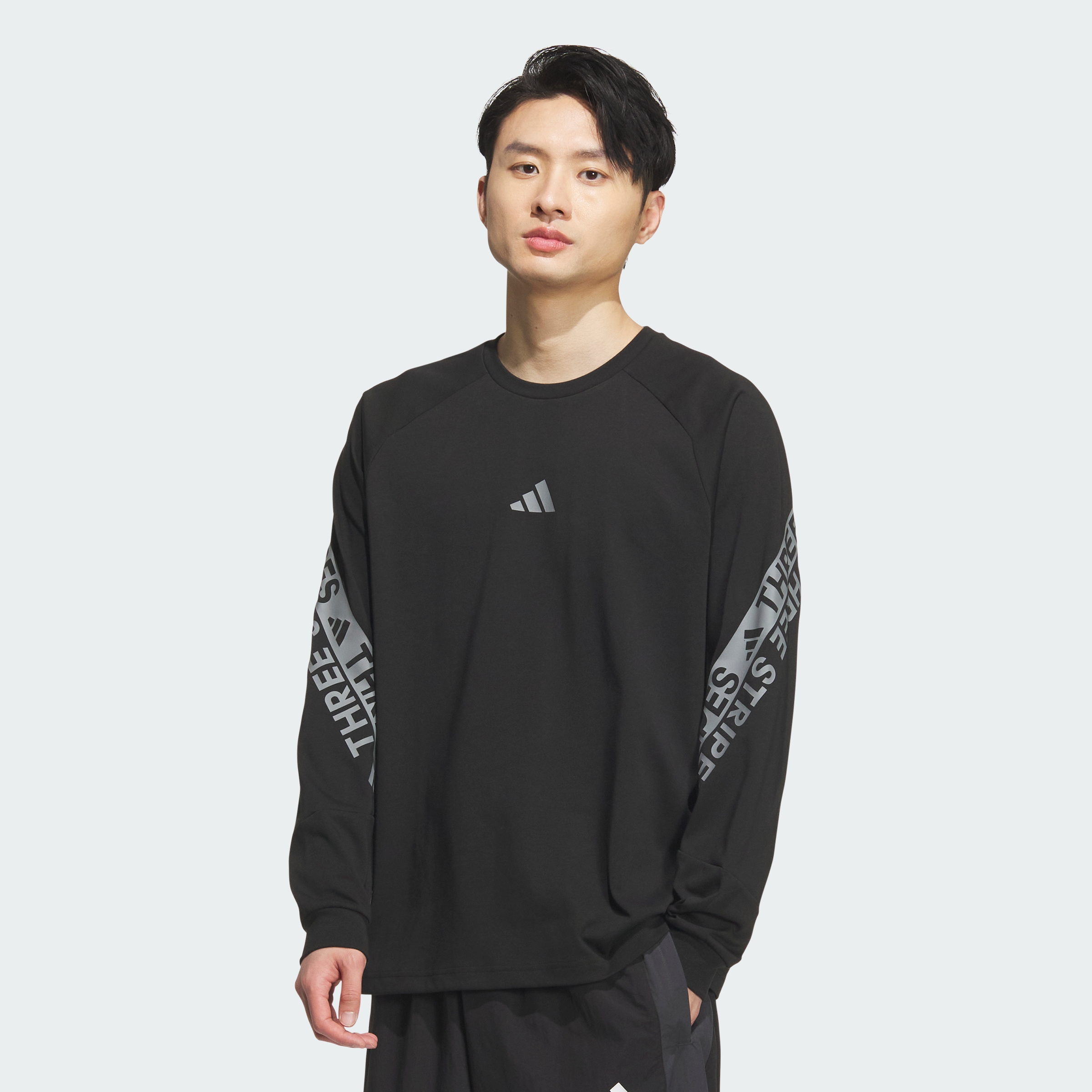 WORD L/S TEE BLACK