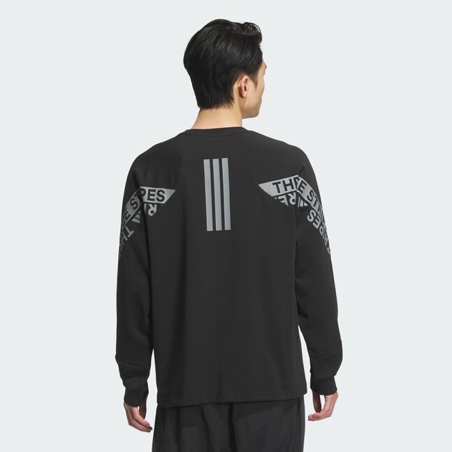 WORD L/S TEE BLACK