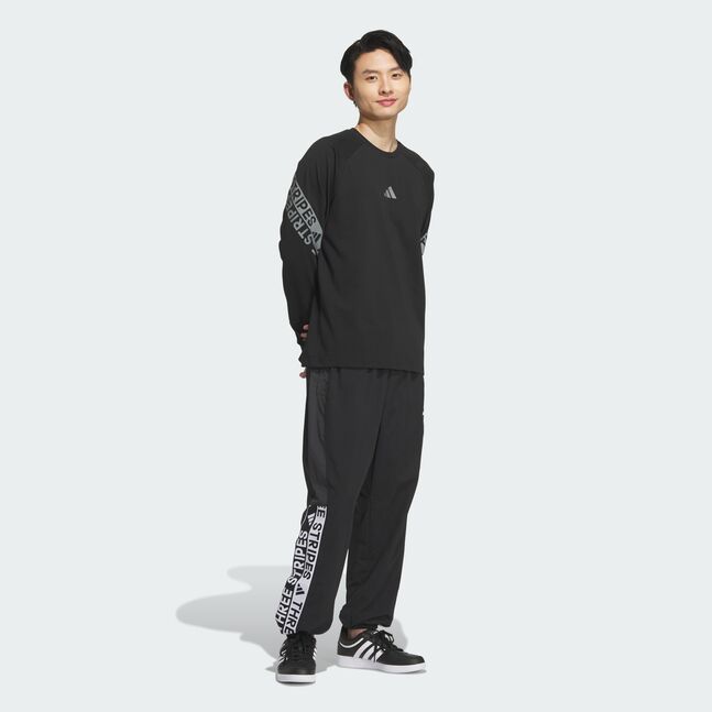 WORD L/S TEE BLACK