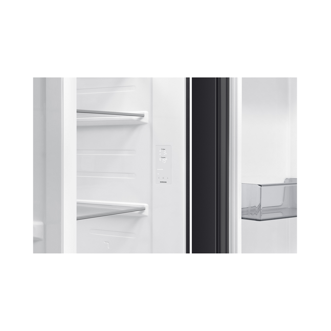 Samsung 646л багтаамжтай 2 хаалгатай хөргөгч SpaceMax ™, Metal Cooling RS80F65M1BWT SBS 