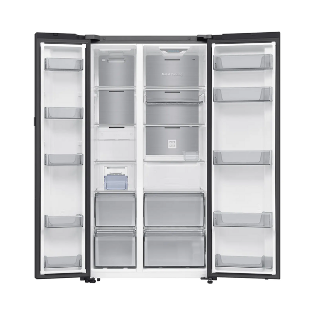 Samsung 646л багтаамжтай 2 хаалгатай хөргөгч SpaceMax ™, Metal Cooling RS80F65M1BWT SBS 