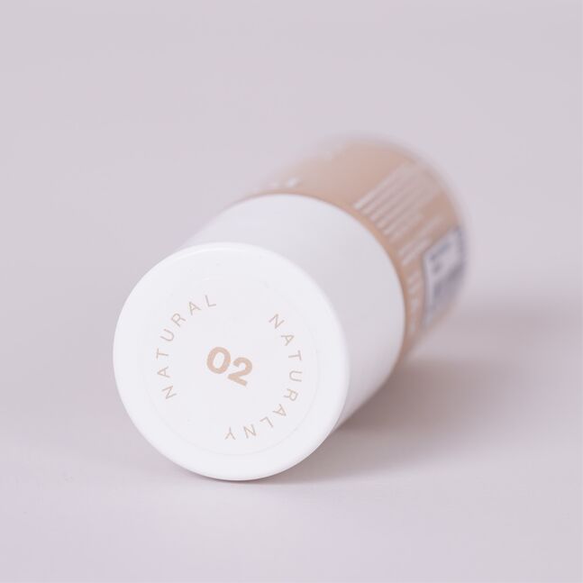 Long Cover Fluid №02 Natural - Нүүрний крем 