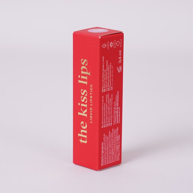 The Kiss Lips Liquid Lipstick №03 Lovely pink- Уруулын будаг 
