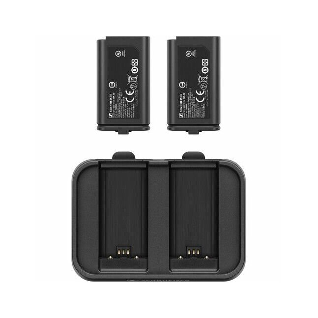 Sennheiser EW-D CHARGING SET with Two BA 70 Batteries for EW-D Bodypack and Handheld Transmitters