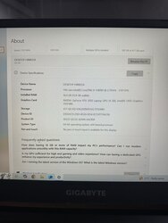 Gigabyte note book