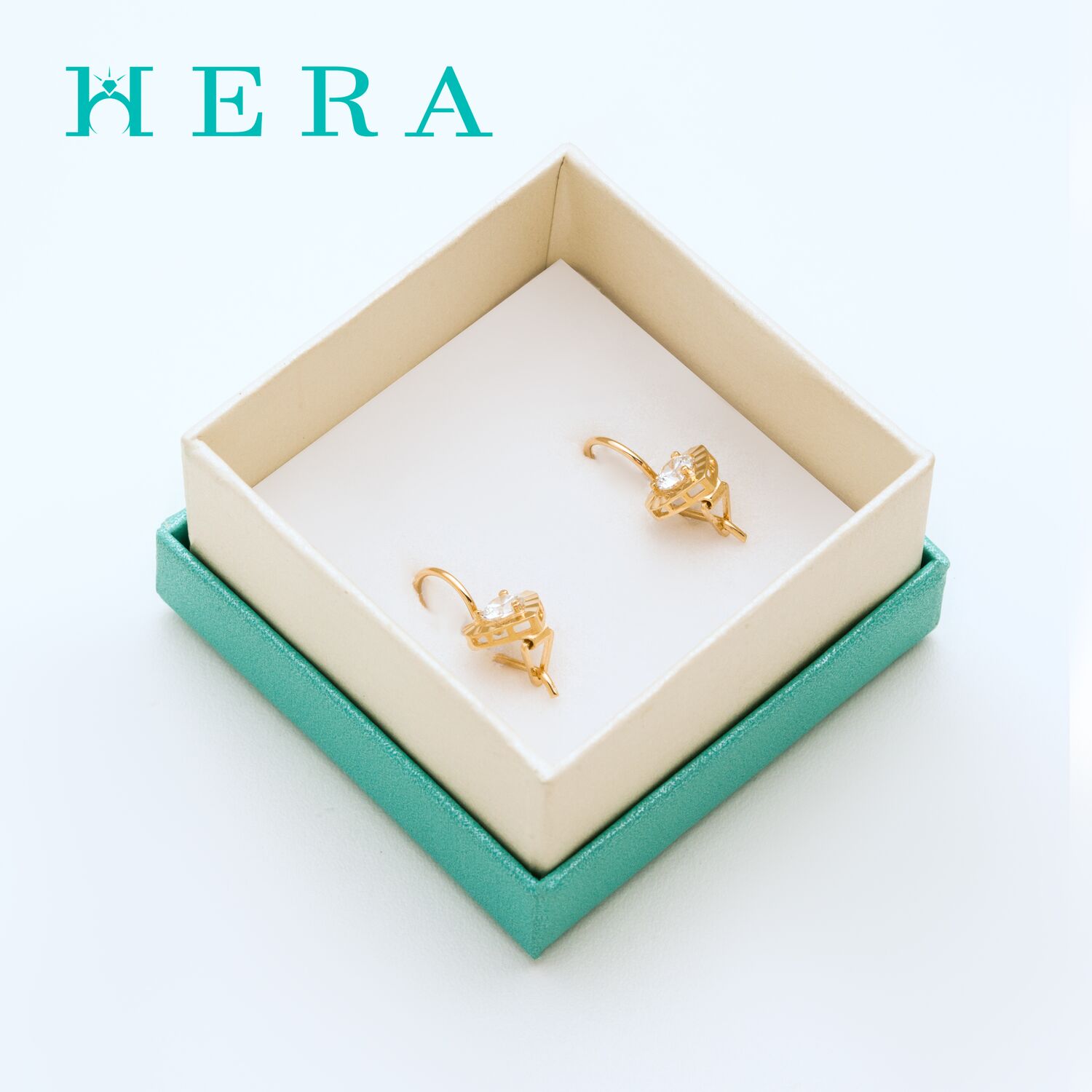 Монет ээмэг /Талст шигтгээтэй зүрх/