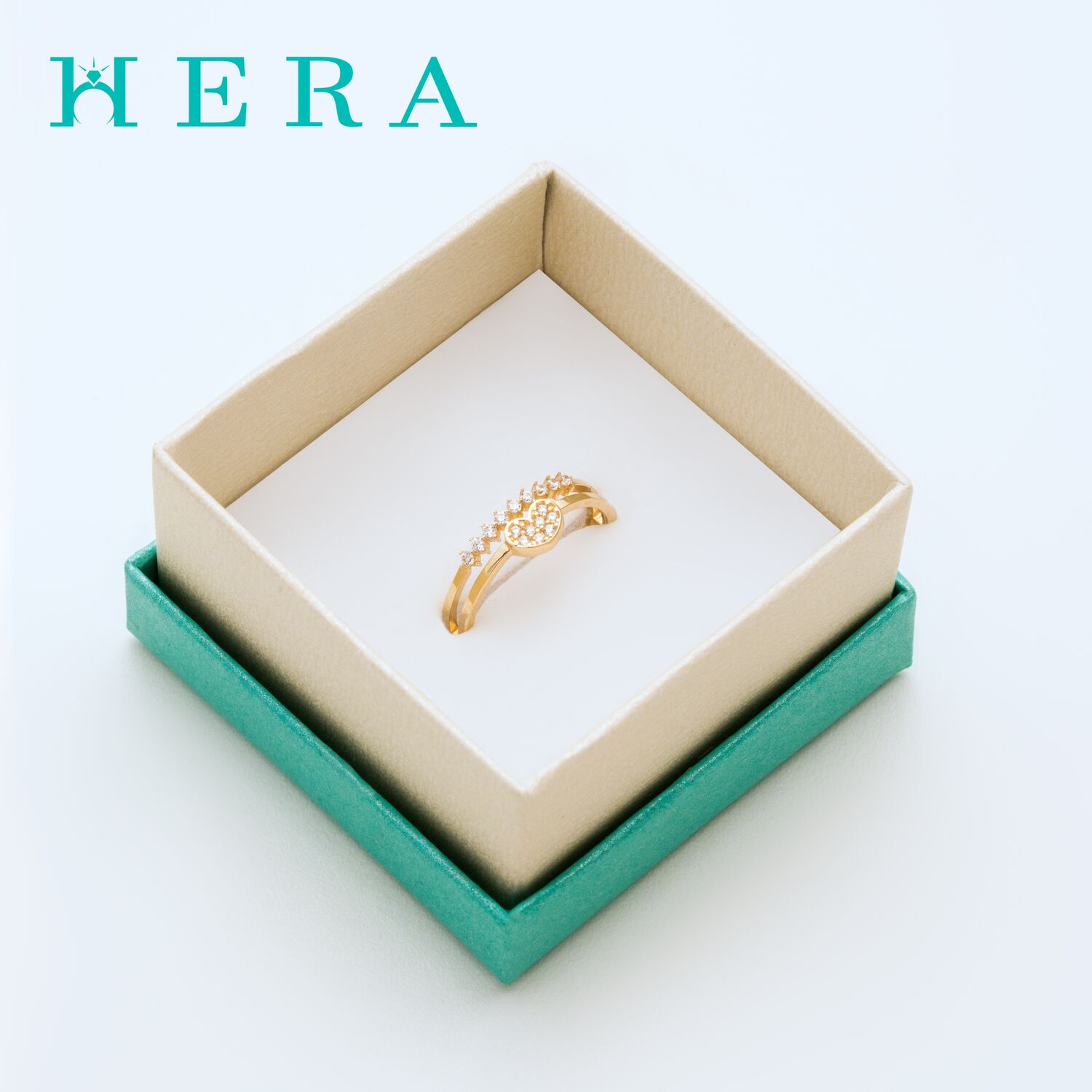 Монет бөгж /Зүрх шигтгээтэй/