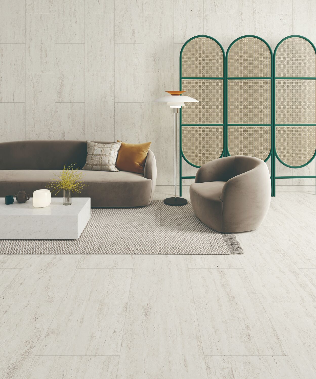 Story wall WS Light travertine ханын хавтан