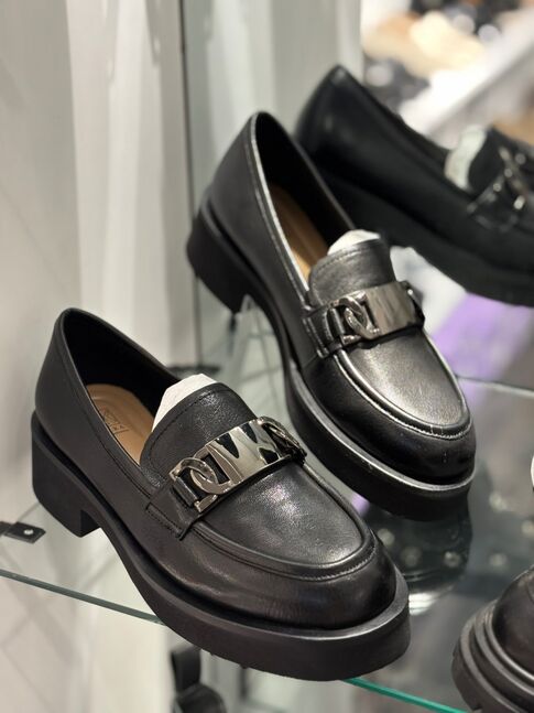 Leather loafers