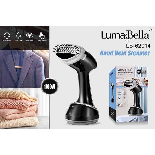 LumaBella 1700Вт хүчин чадалтай уурын индүү LB-62014