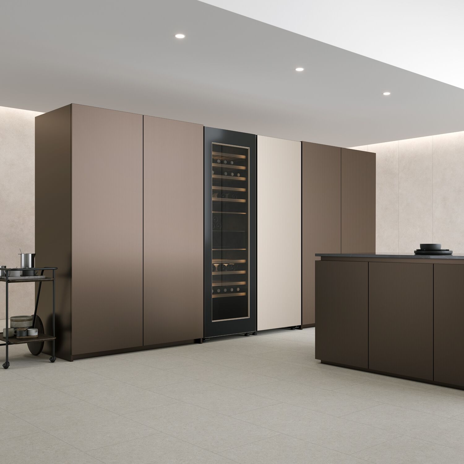 Signature Fluted brown нүүр хавтан