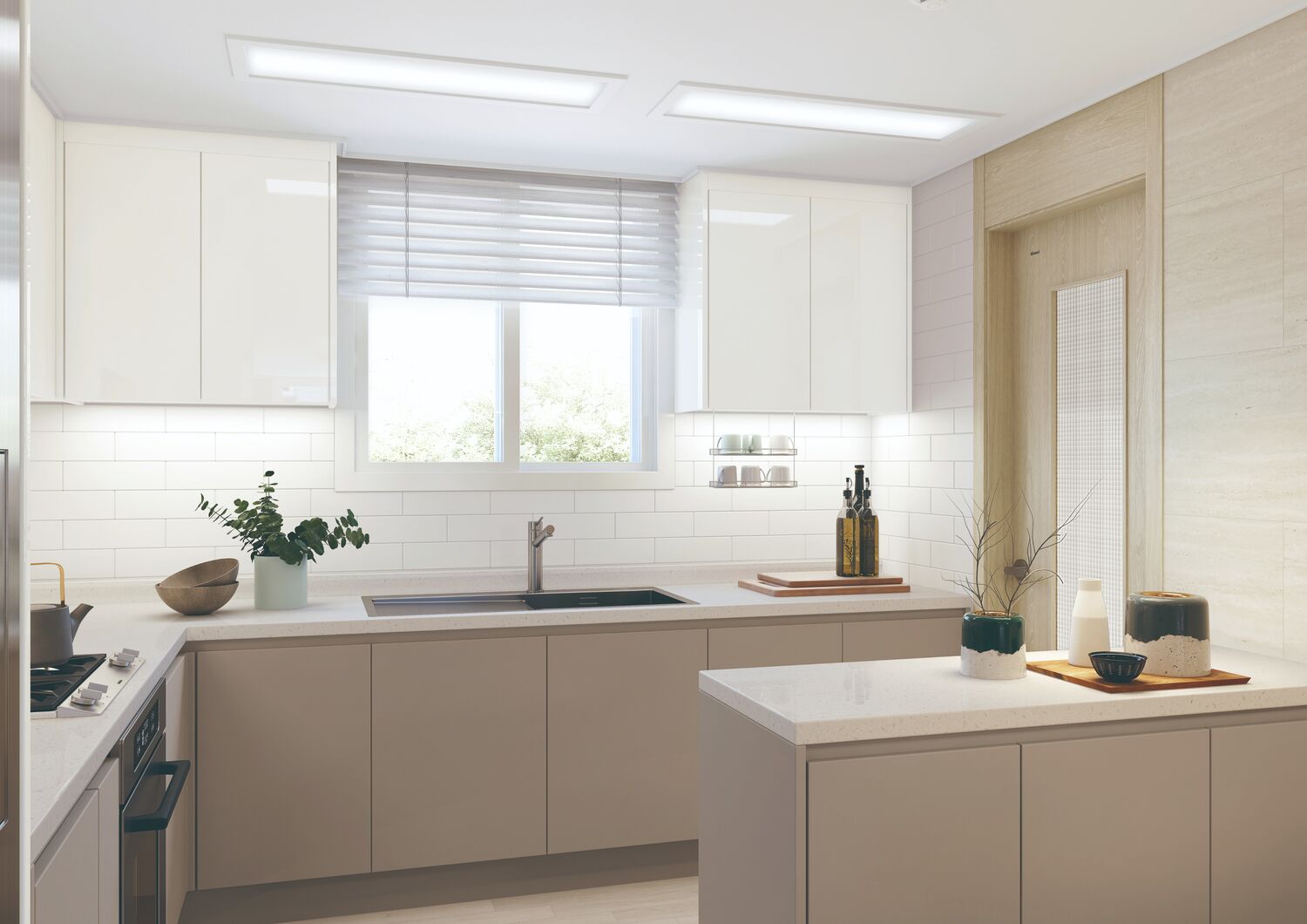 Ash beige SM матт цулгуй хуулга