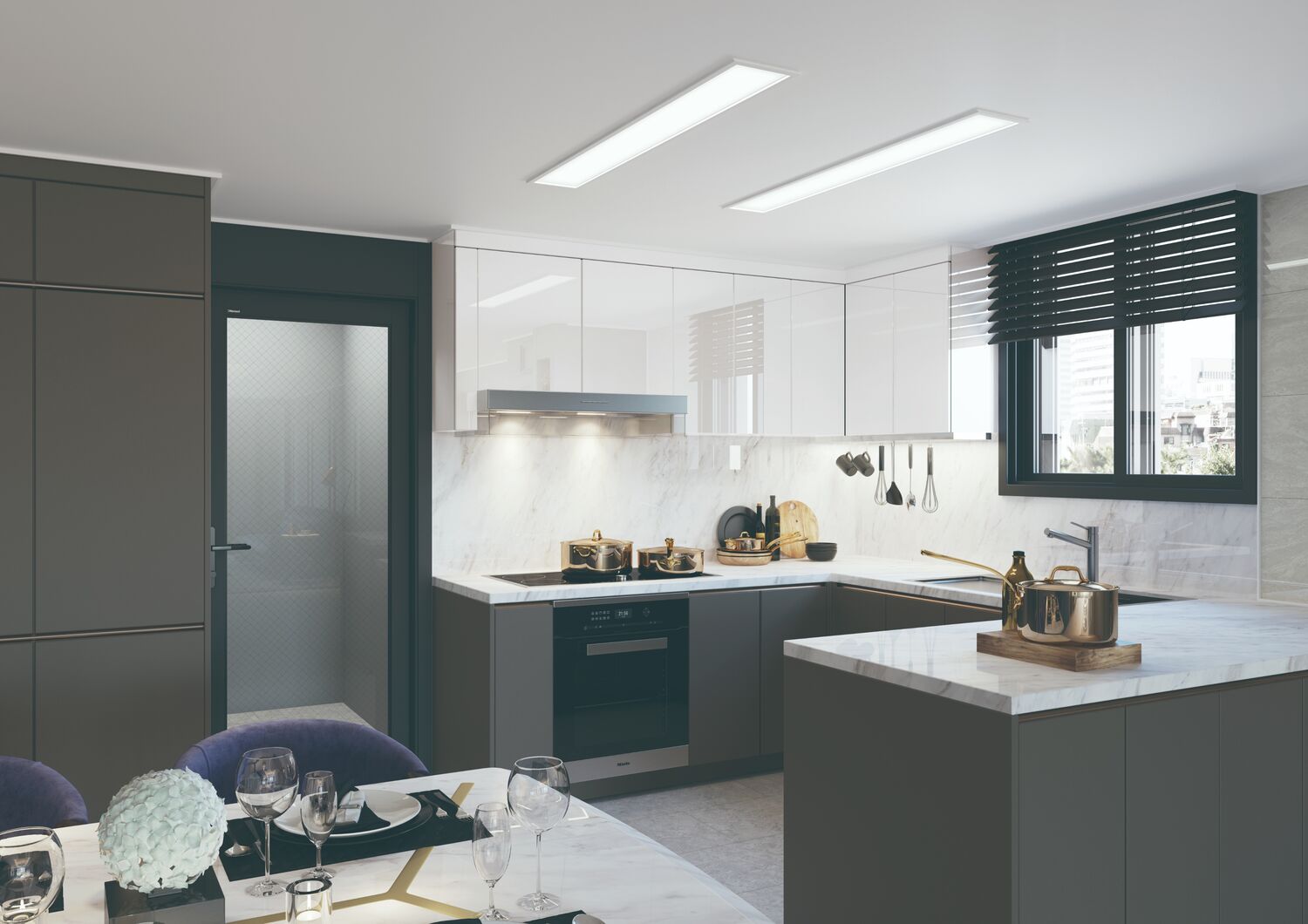 Dark grey SM матт цулгуй хуулга