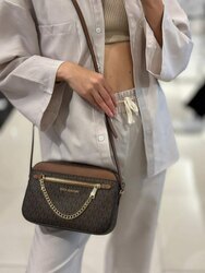 Mk bor logo crossbody