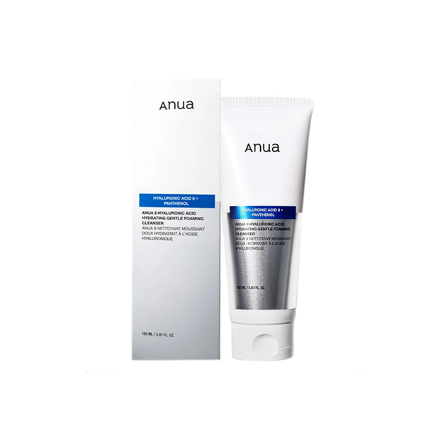 ANUA 8 HYALURONIC ACID HYDRATING GENTLE FOAMING CLEANSER 150ml_GLB