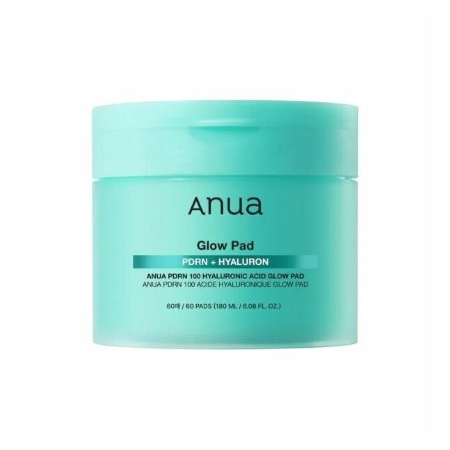 ANUA PDRN 100 HYALURONIC ACID GLOW PAD 180ml (60EA)_GLB
