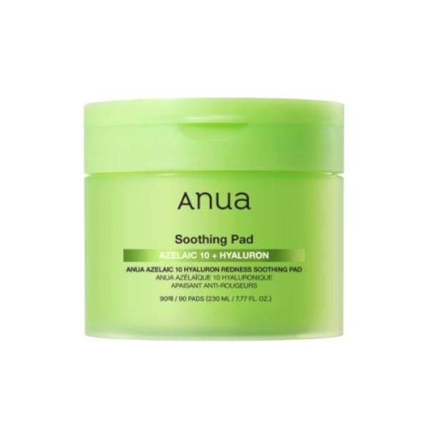 ANUA AZELAIC 10 HYALURON REDNESS SOOTHING PAD 230ml (90EA)_GLB