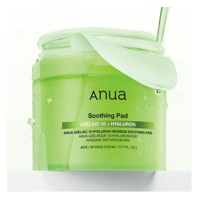 ANUA AZELAIC 10 HYALURON REDNESS SOOTHING PAD 230ml (90EA)_GLB