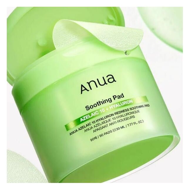 ANUA AZELAIC 10 HYALURON REDNESS SOOTHING PAD 230ml (90EA)_GLB