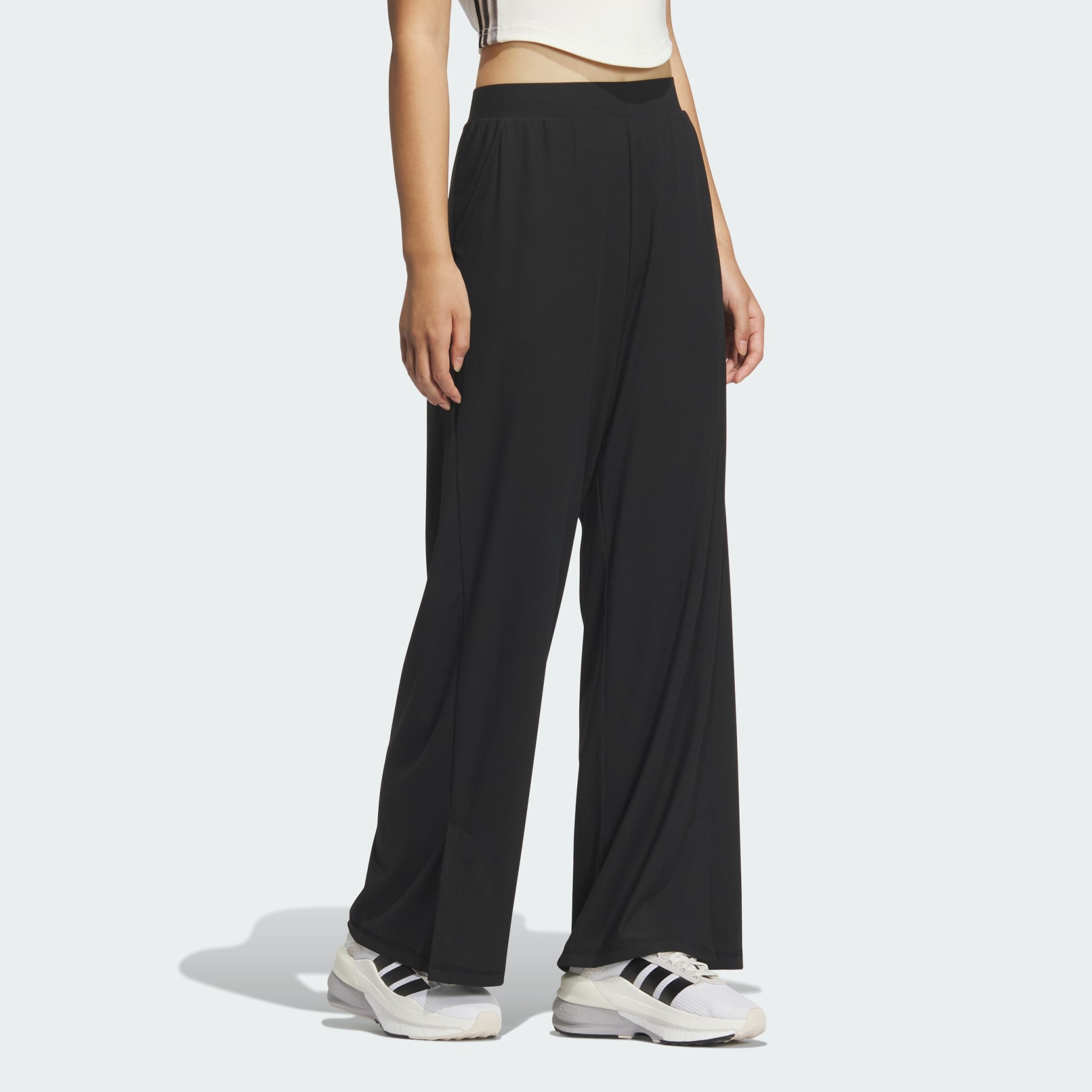 CF WIDE PANTS BLACK/BLACK