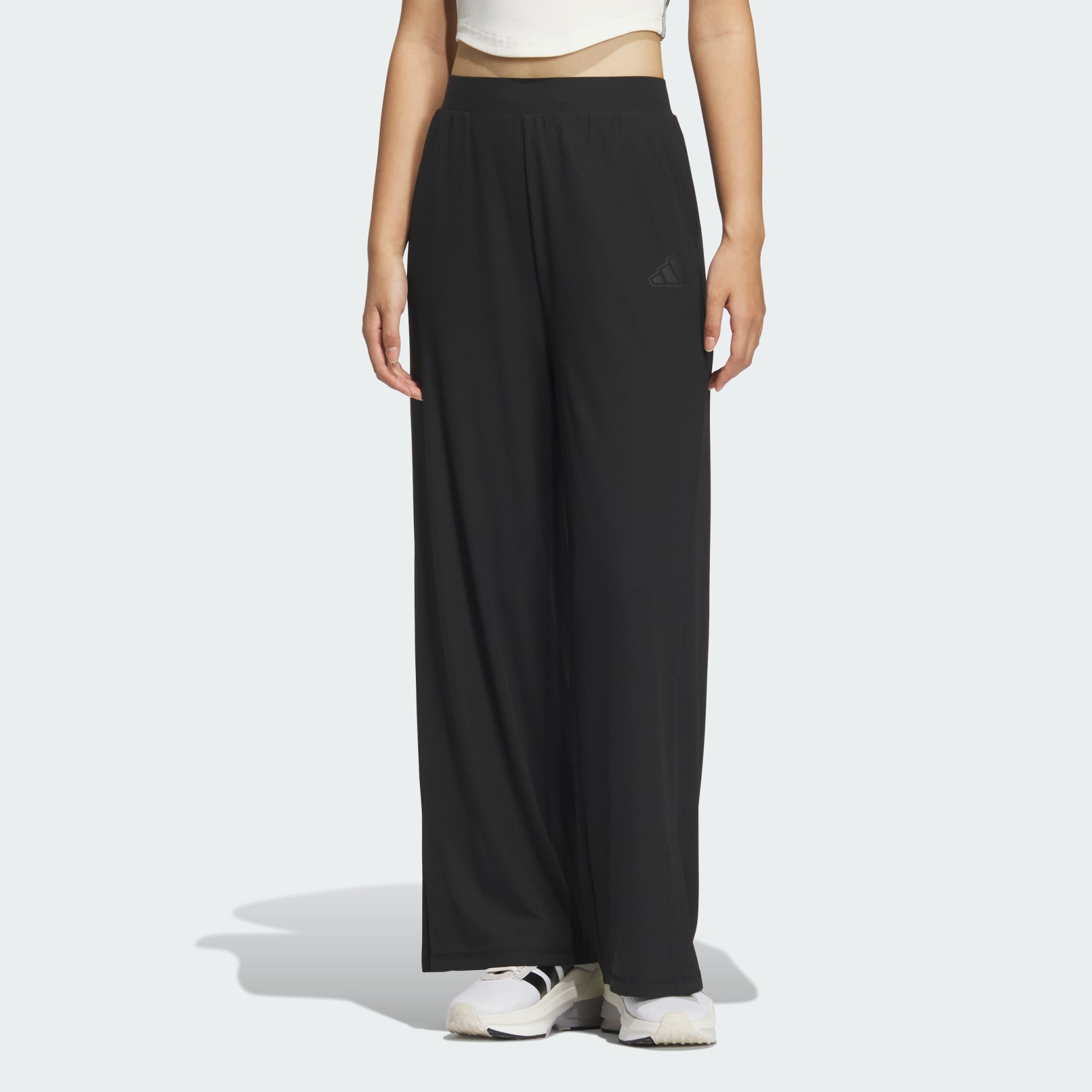 CF WIDE PANTS BLACK/BLACK