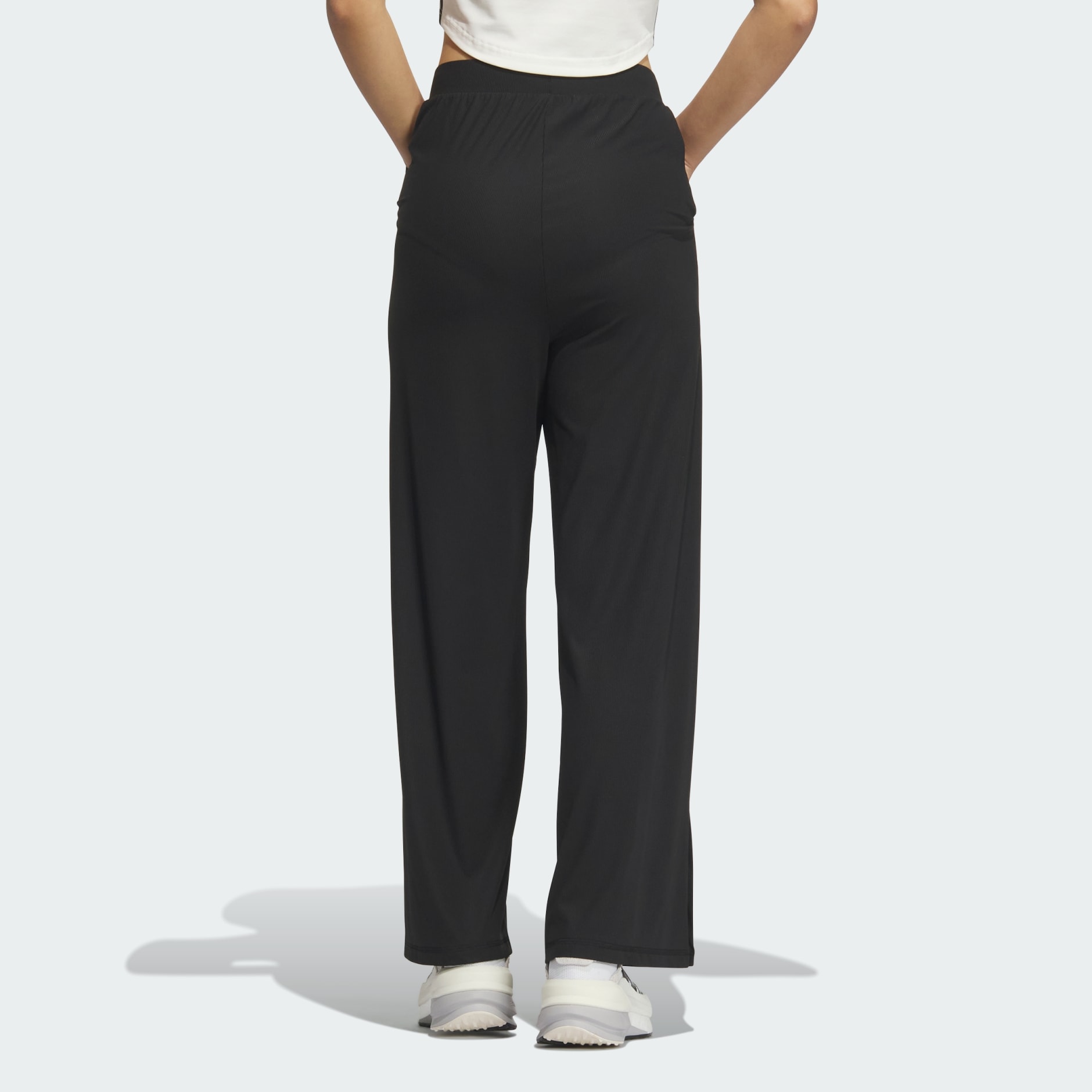 CF WIDE PANTS BLACK/BLACK
