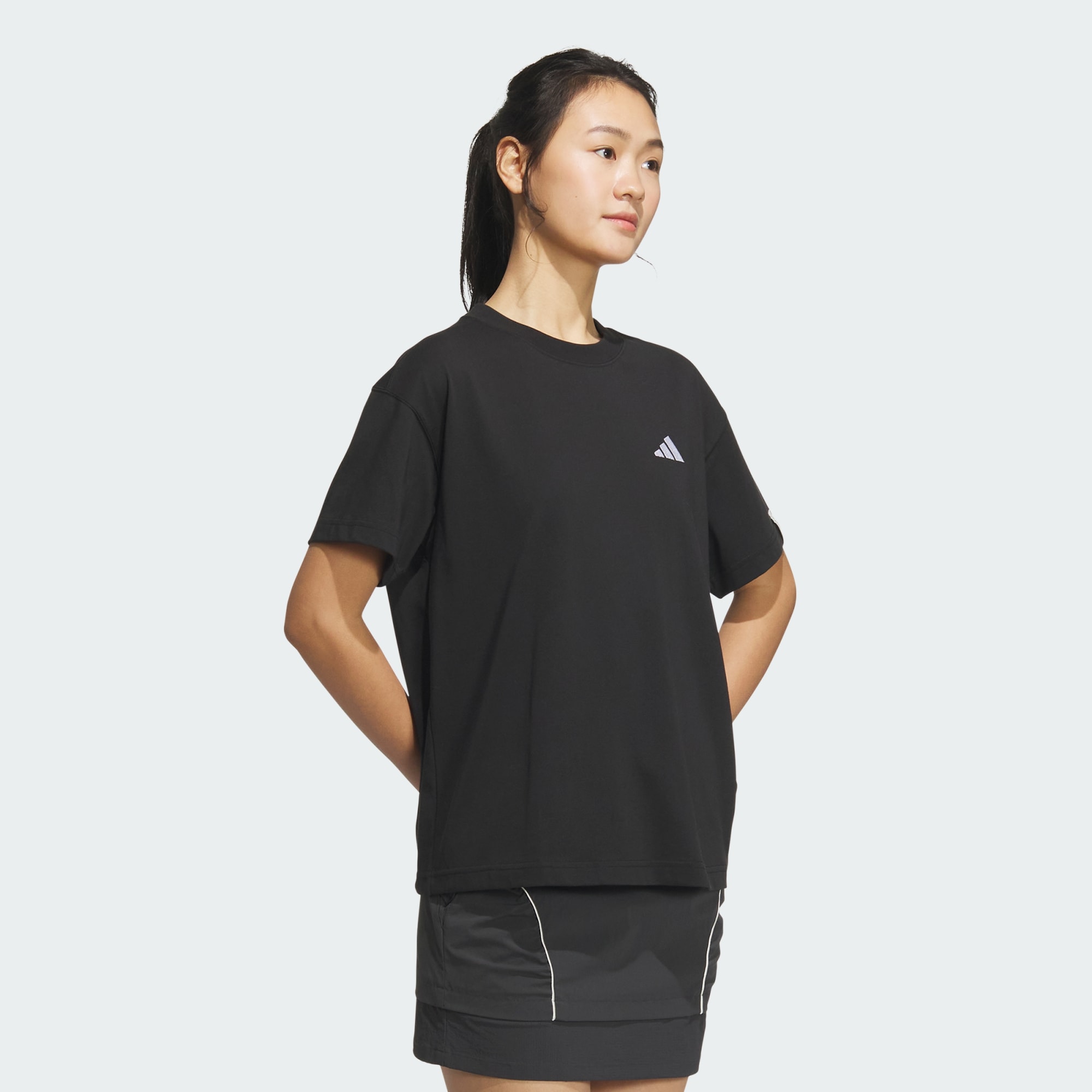 ES+ SL SS TEE BLACK