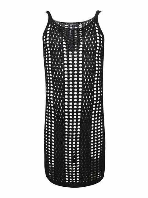 DRESS W. KNITTED