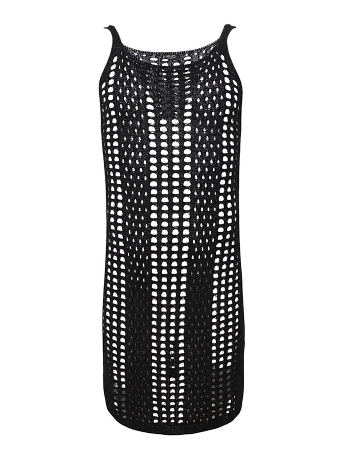 DRESS W. KNITTED
