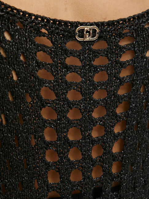DRESS W. KNITTED