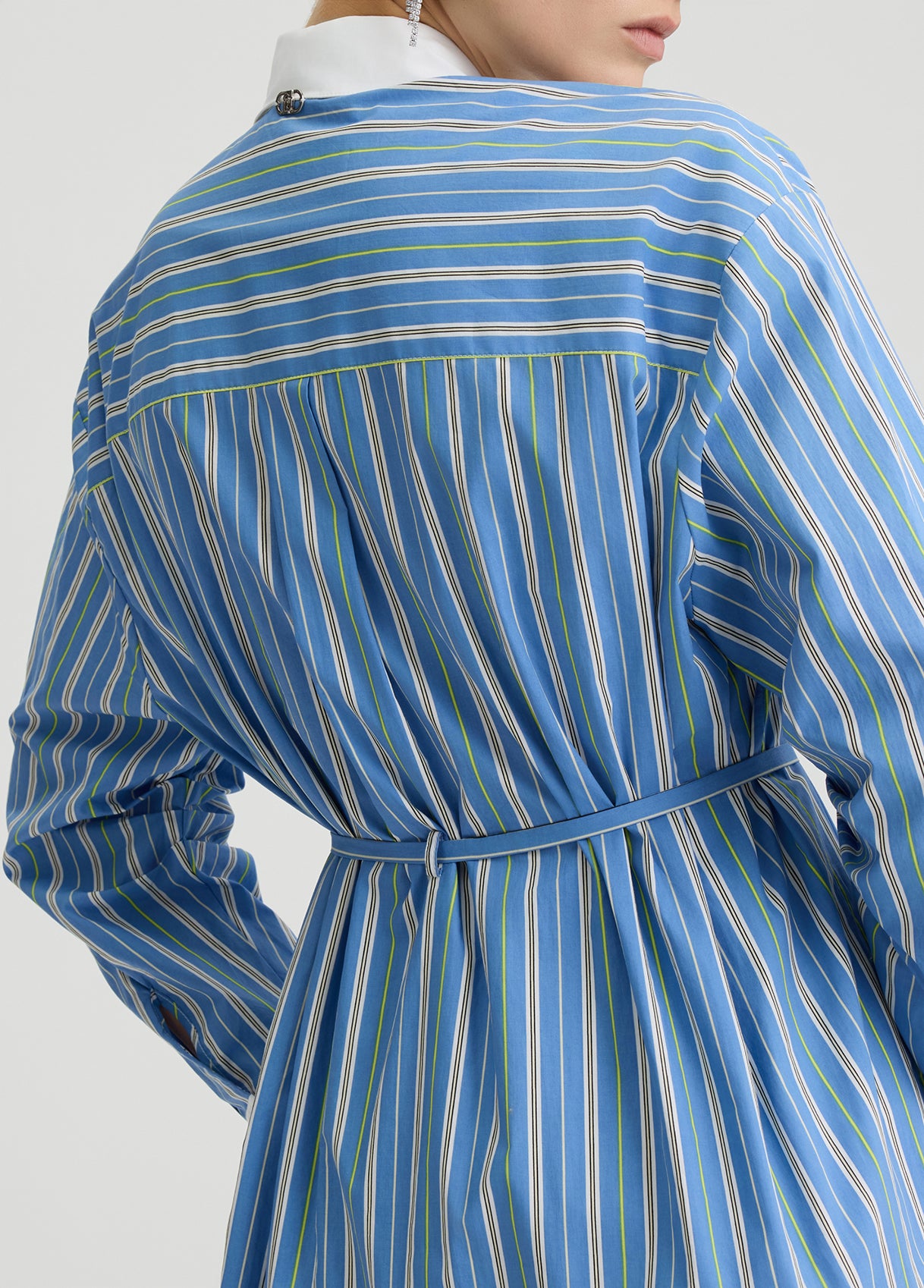 BLOUSE W. WOVEN
