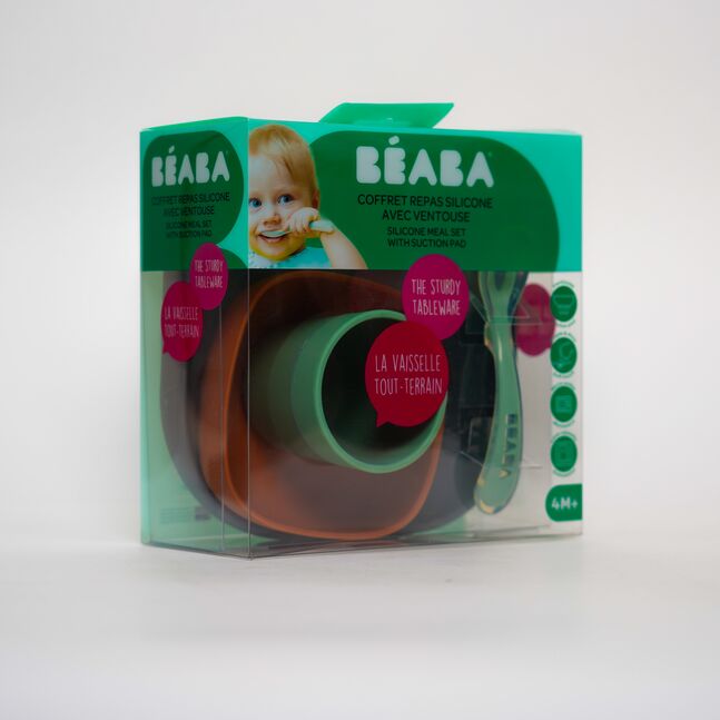 Beaba Наалддаг аяга таваг халбаганы сет 4+сар