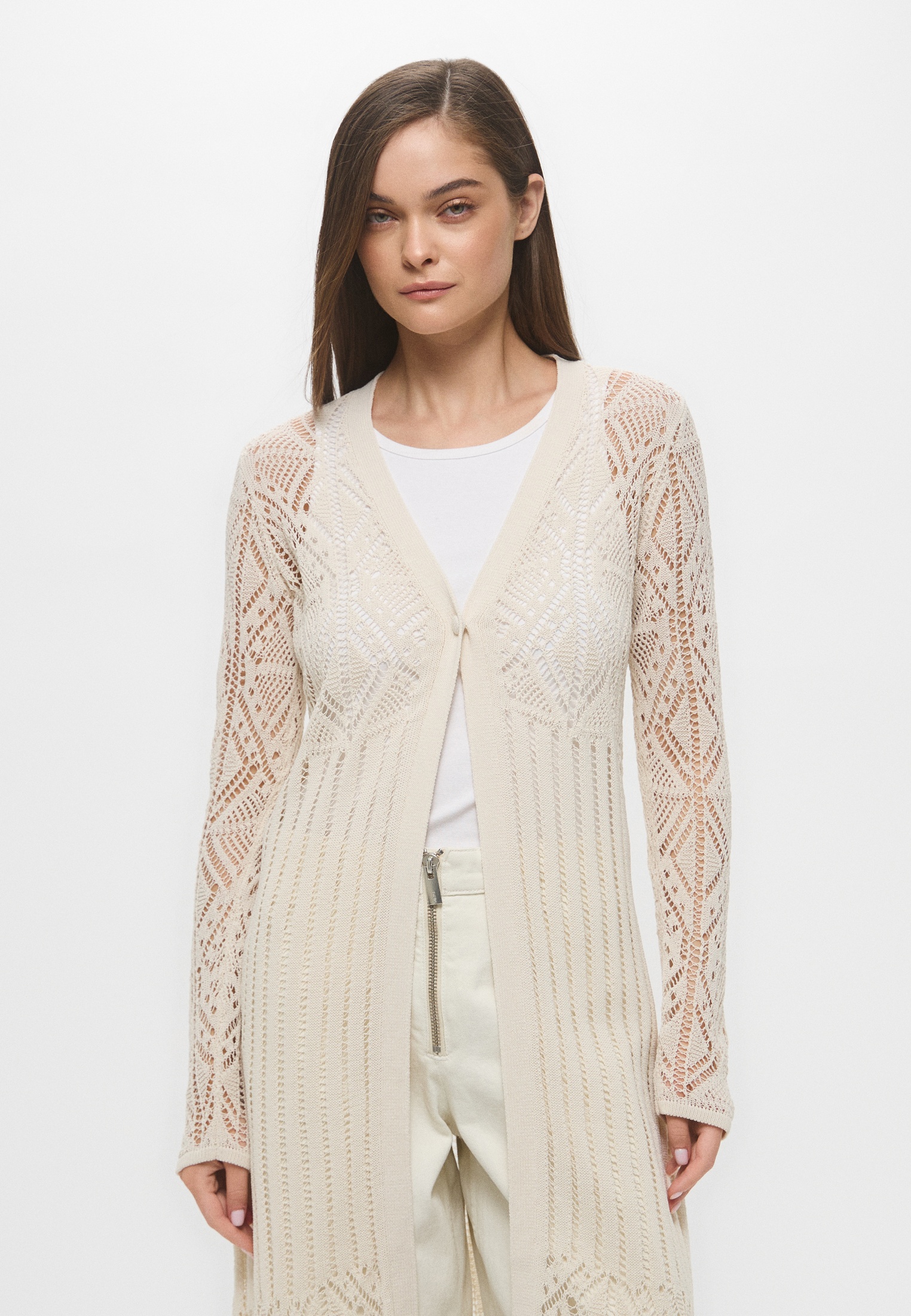 DRESS W. KNITTED