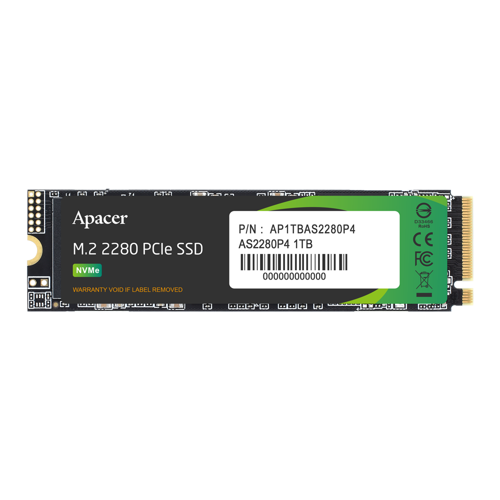 Apacer M.2 2280 PCIe 512GB SSD NVMe
