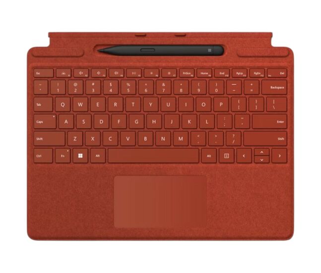 Microsoft Surface Pro X & Pro 8 keyboard Red 