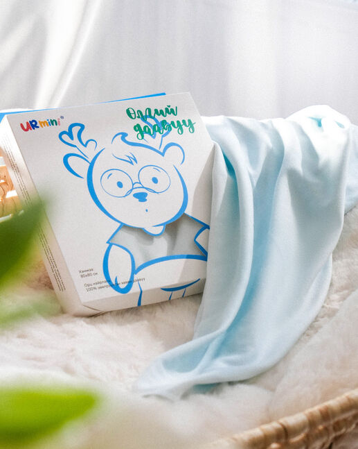 Хайрцагтай өлгий сет цэнхэр