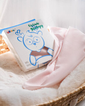 Box swaddle pink
