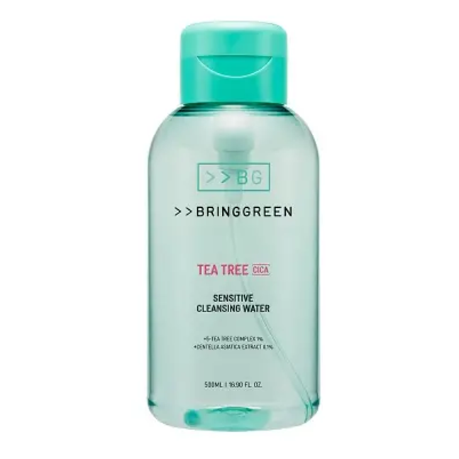 BRING GREEN Tea Tree Cica Sensitive Cleansing Water  500mL