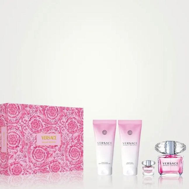 Versace bright crystal 90мл сэт