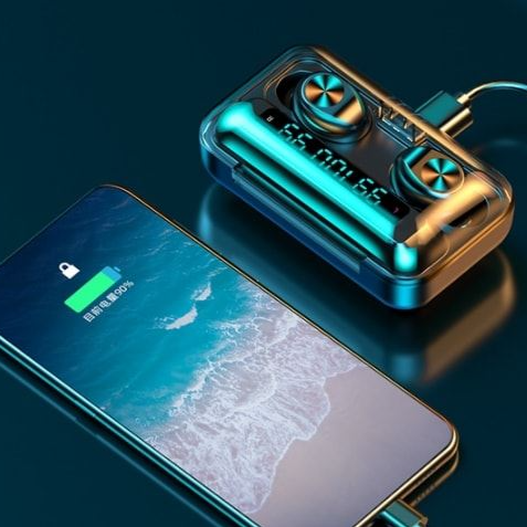 Power банктай bluetooth earbuds